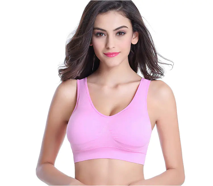 Seamless Wireless Yoga Nursing Bra for Plus Sizes