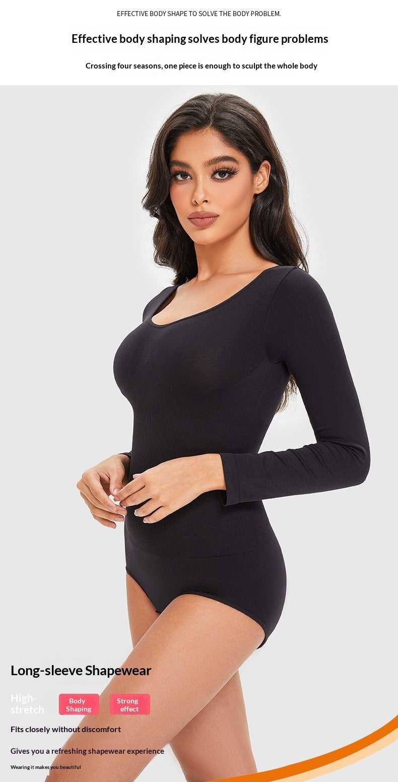 Women's Long-sleeve Shapewear Bodysuit