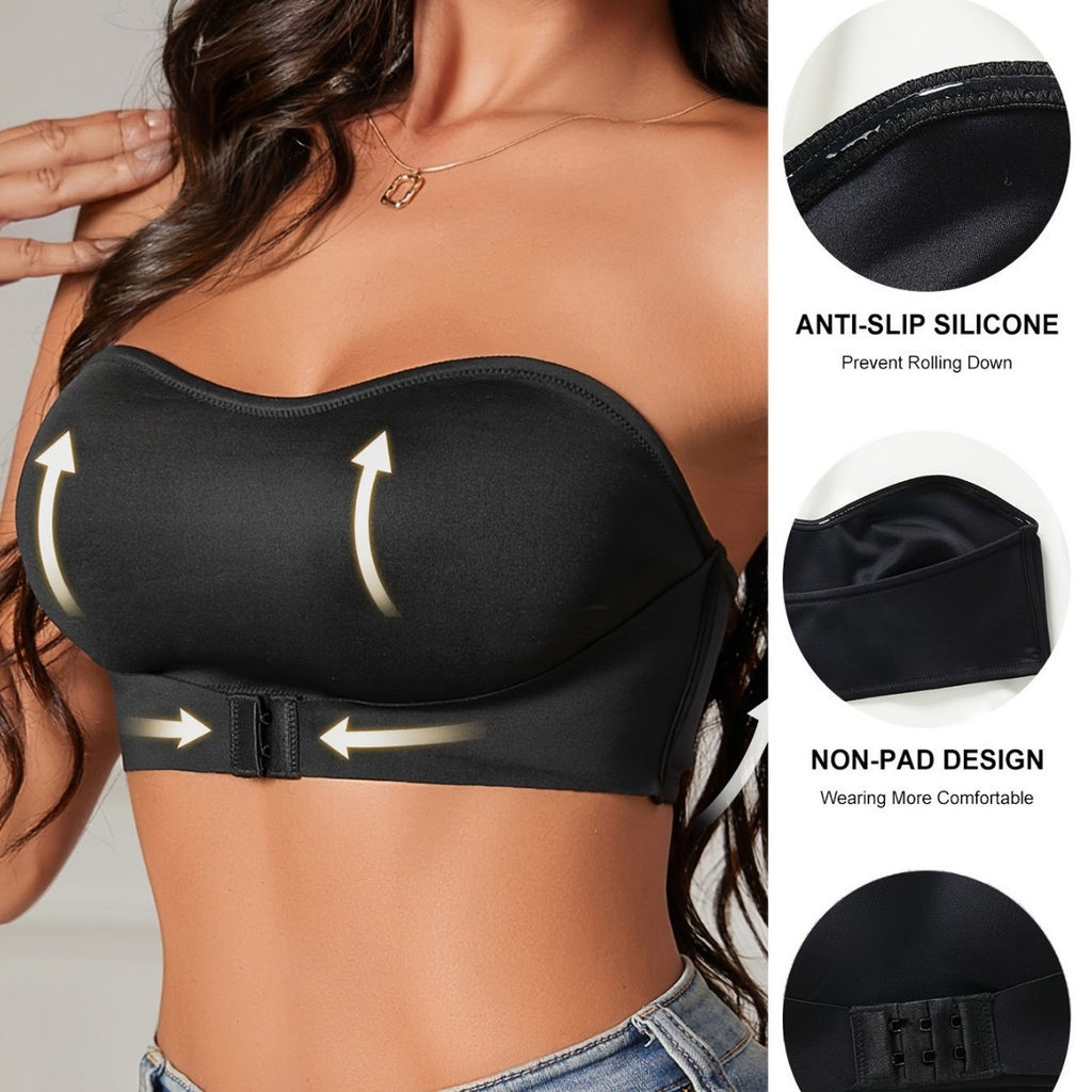 Thin Cup Push Up Strapless Bra