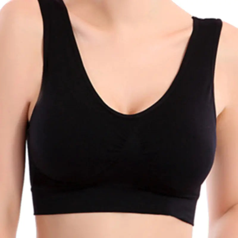 Seamless Wireless Yoga Nursing Bra for Plus Sizes