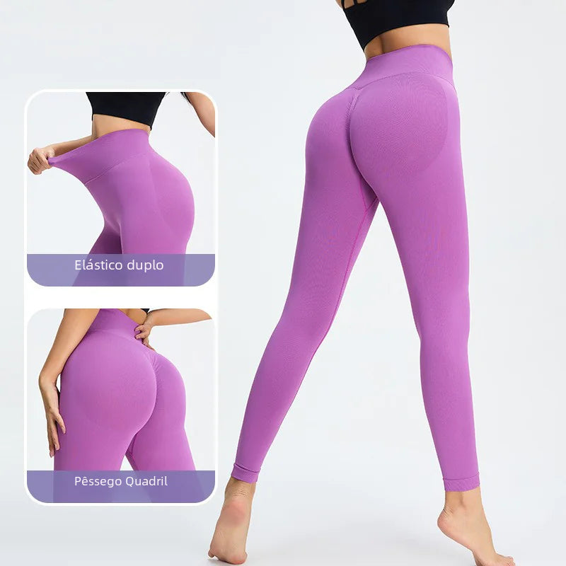 High-Waist Seamless Women's Fitness Leggings for Yoga