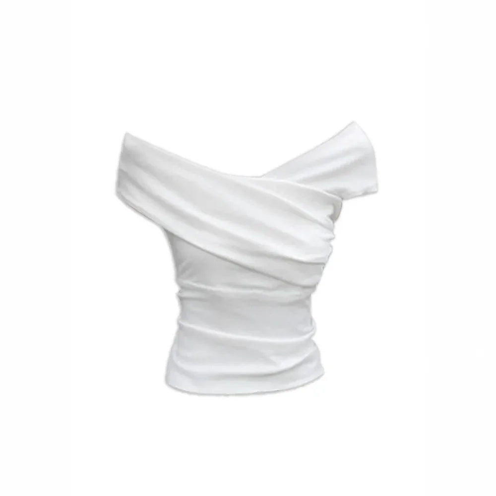 Stylish Off Shoulder Top - Wshape