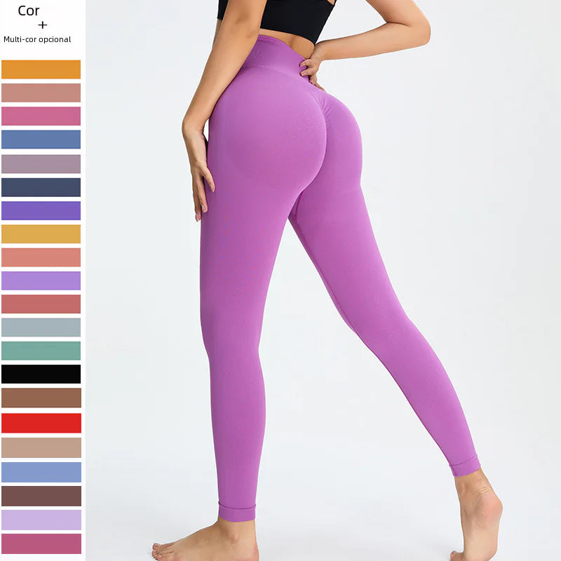 High-Waist Seamless Women's Fitness Leggings for Yoga