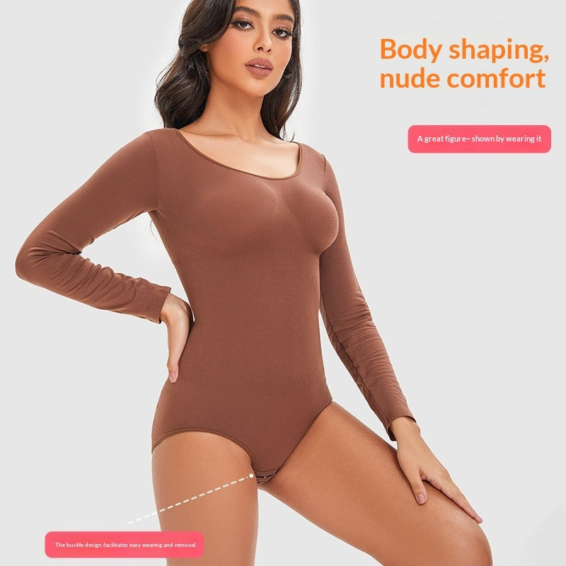 Women's Long-sleeve Shapewear Bodysuit