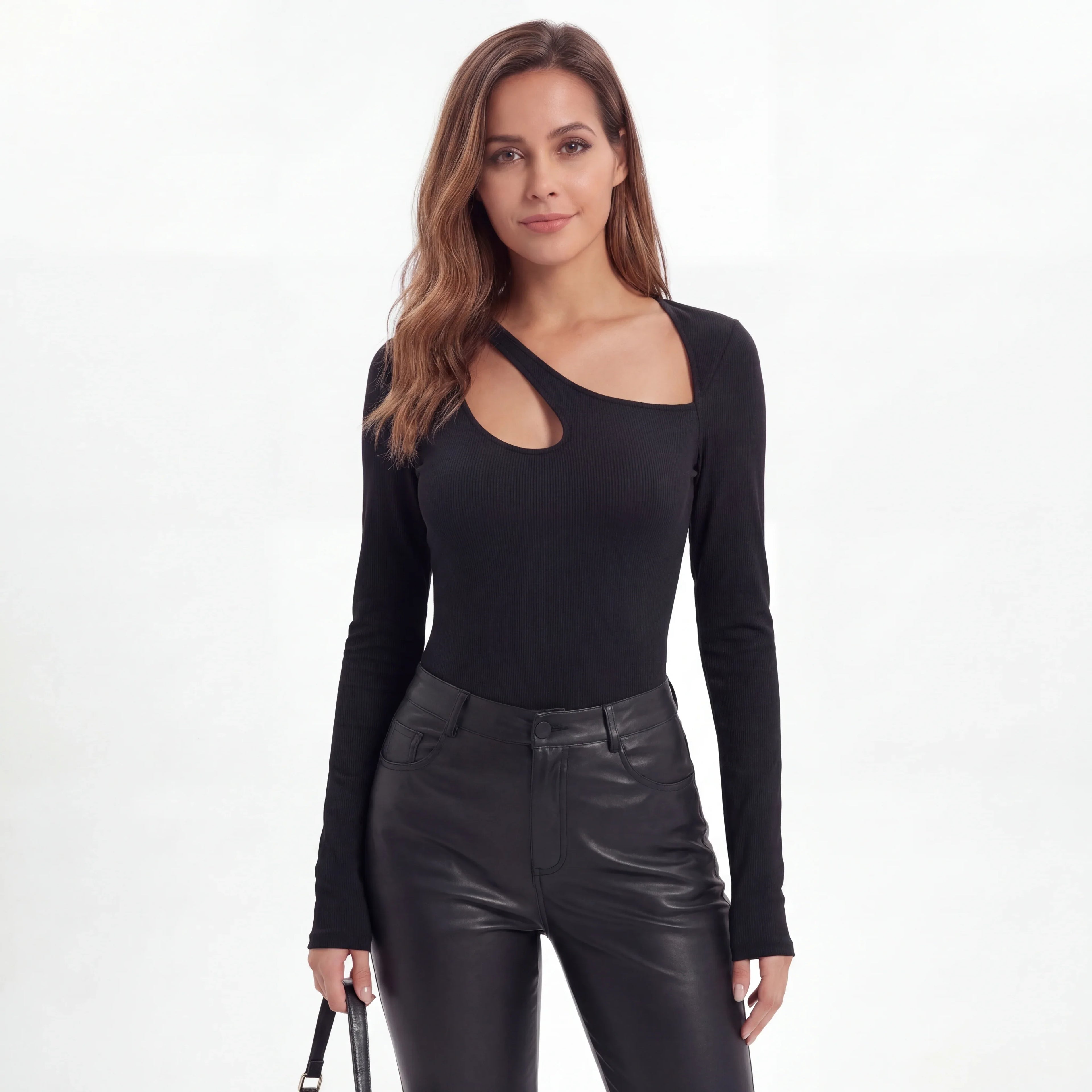 Stylish Asymmetric Jumpsuit - Wshape
