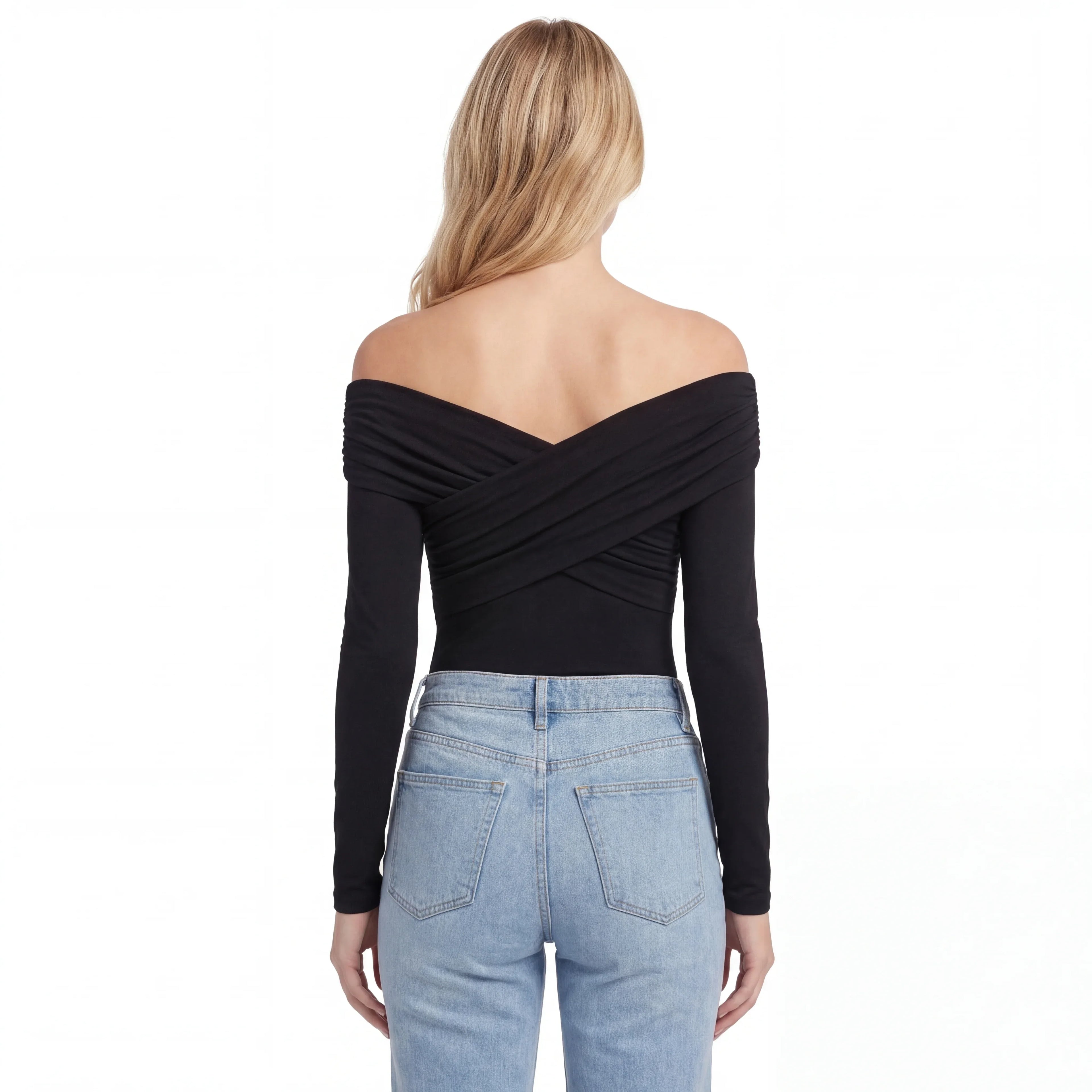 Off Shoulder Stylish Top - Wshape
