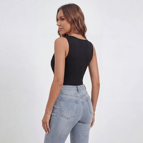 Chic Trimmed Jumpsuit