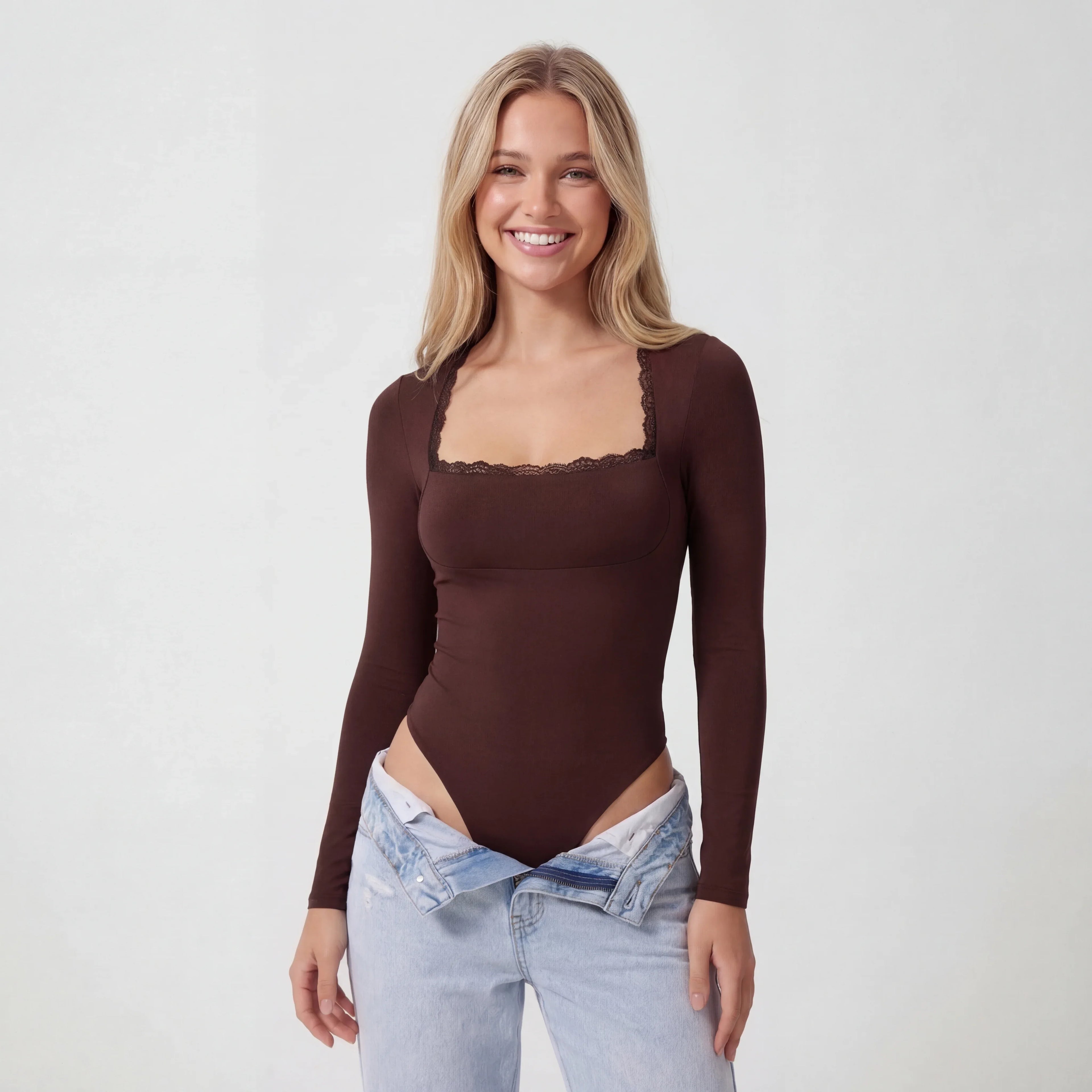 Long Sleeve Jumpsuit - Wshape
