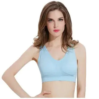 Seamless Wireless Yoga Nursing Bra for Plus Sizes